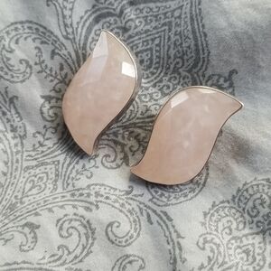 Sterling Silver & Rose Quartz Earrings